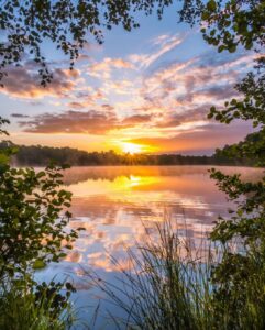 Wolfsmeer Sonnenaufgang